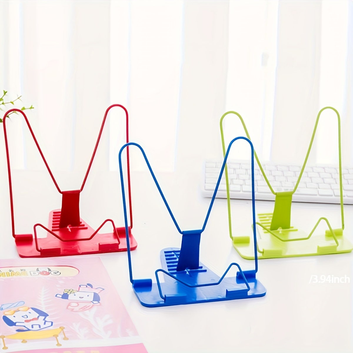 Tablet Stand Adjustable - Soporte plegable para libros de escritorio,