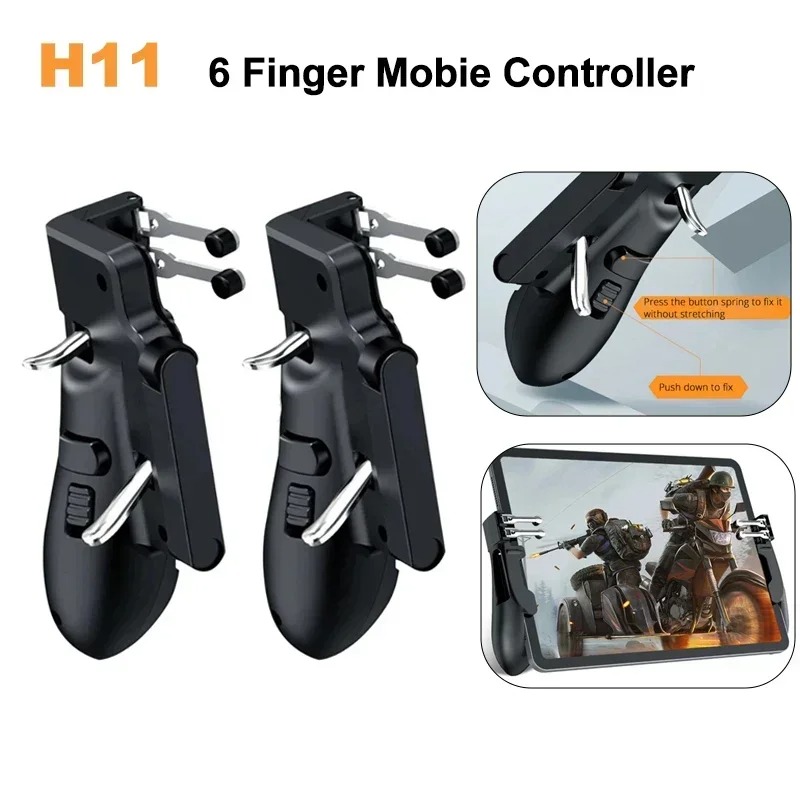 Tablet Gaming Accessories - Controlador móvil H11 PUBG Aim Shooting,
