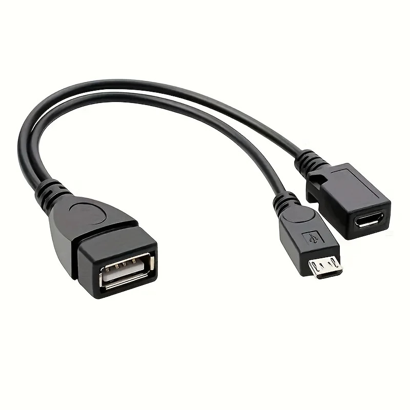 Fire Tablet Accessories - Adaptador divisor 2 en 1 OTG