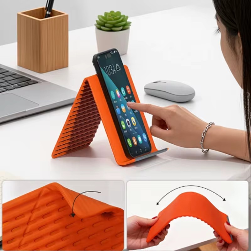 Tablet Stand Adjustable - Soporte de silicona plegable y flexible