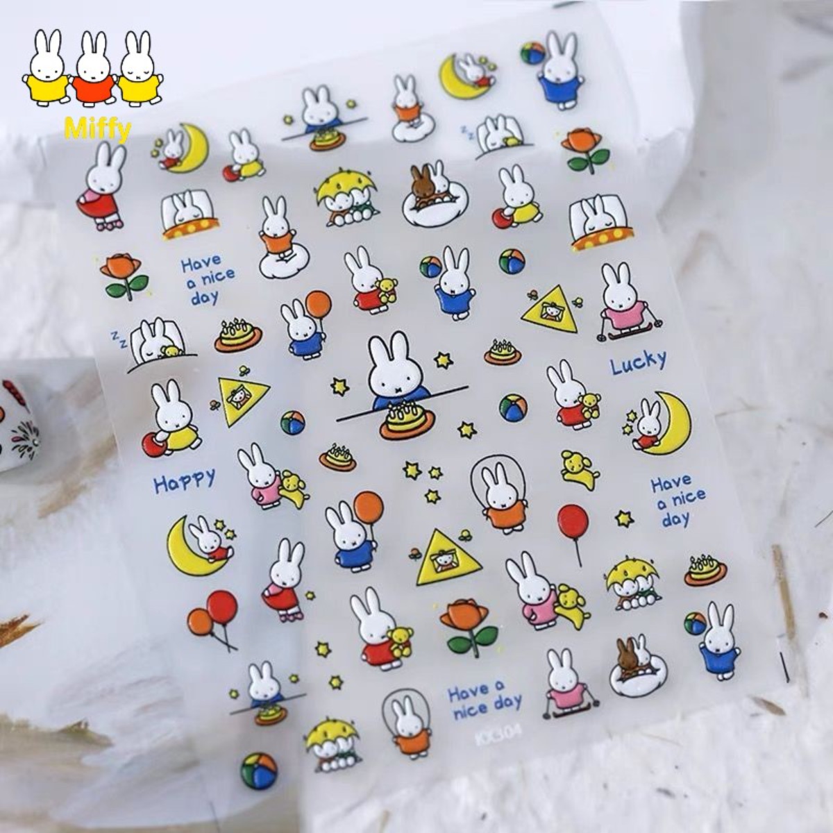Pegatinas de conejo Miffy Kawa - Fire Tablet Accessories reseña y precio