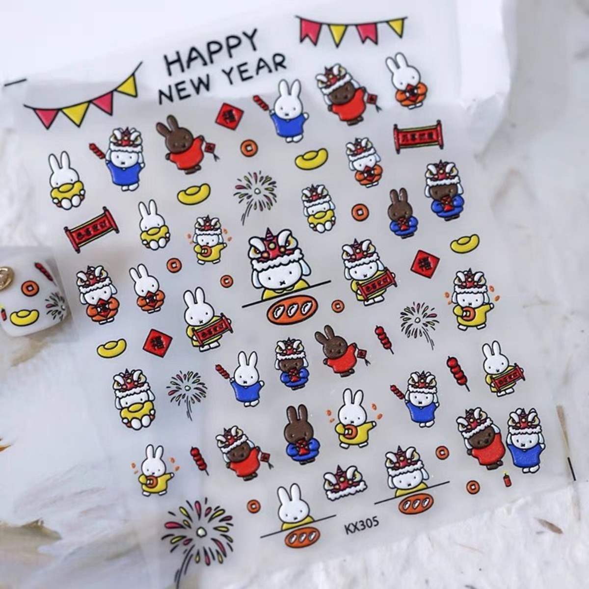 Pegatinas de conejo Miffy Kawa - Fire Tablet Accessories reseña y precio