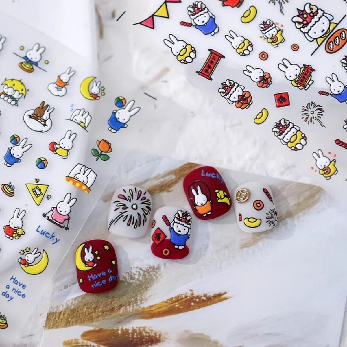 Pegatinas de conejo Miffy Kawa - Fire Tablet Accessories reseña y precio