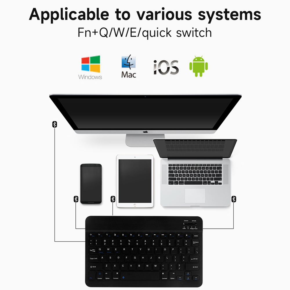 Teclado Bluetooth inalámbrico  - Tablet Ipad Accessories reseña y precio