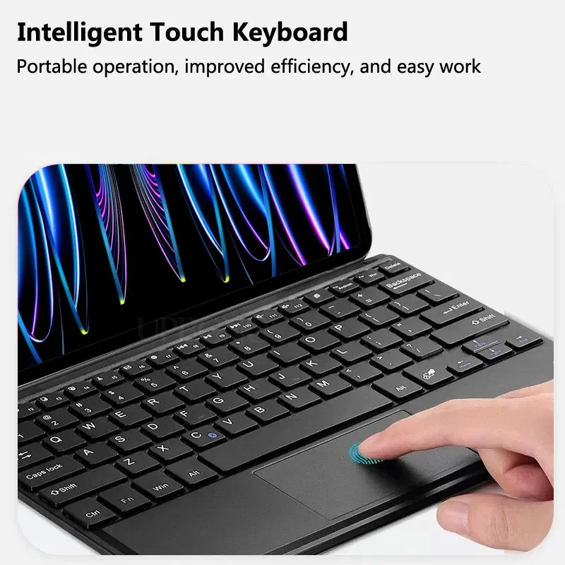 Funda con teclado táctil para  - Bluetooth Trackpad reseña y precio