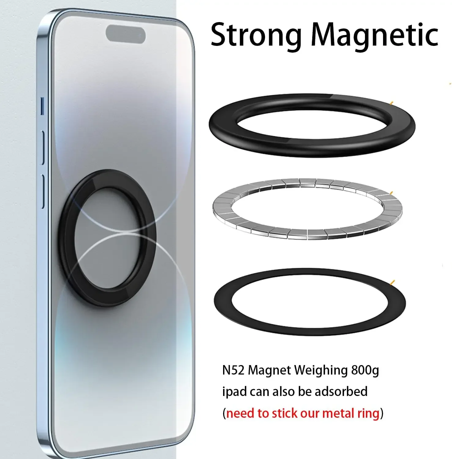 Soporte Magnético Adhesivo par - Tablet Ipad Accessories reseña y precio