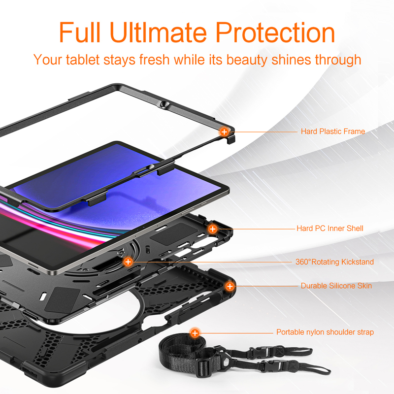 Funda resistente a prueba de g - Tablet S9 Fe Accessories reseña y precio