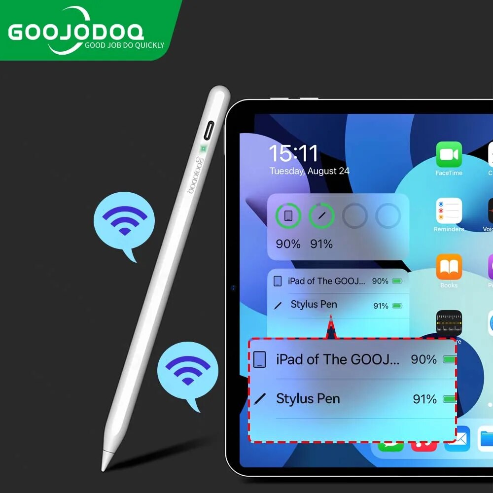 Lápiz táctil para iPad, Stylus - Bluetooth Trackpad reseña y precio