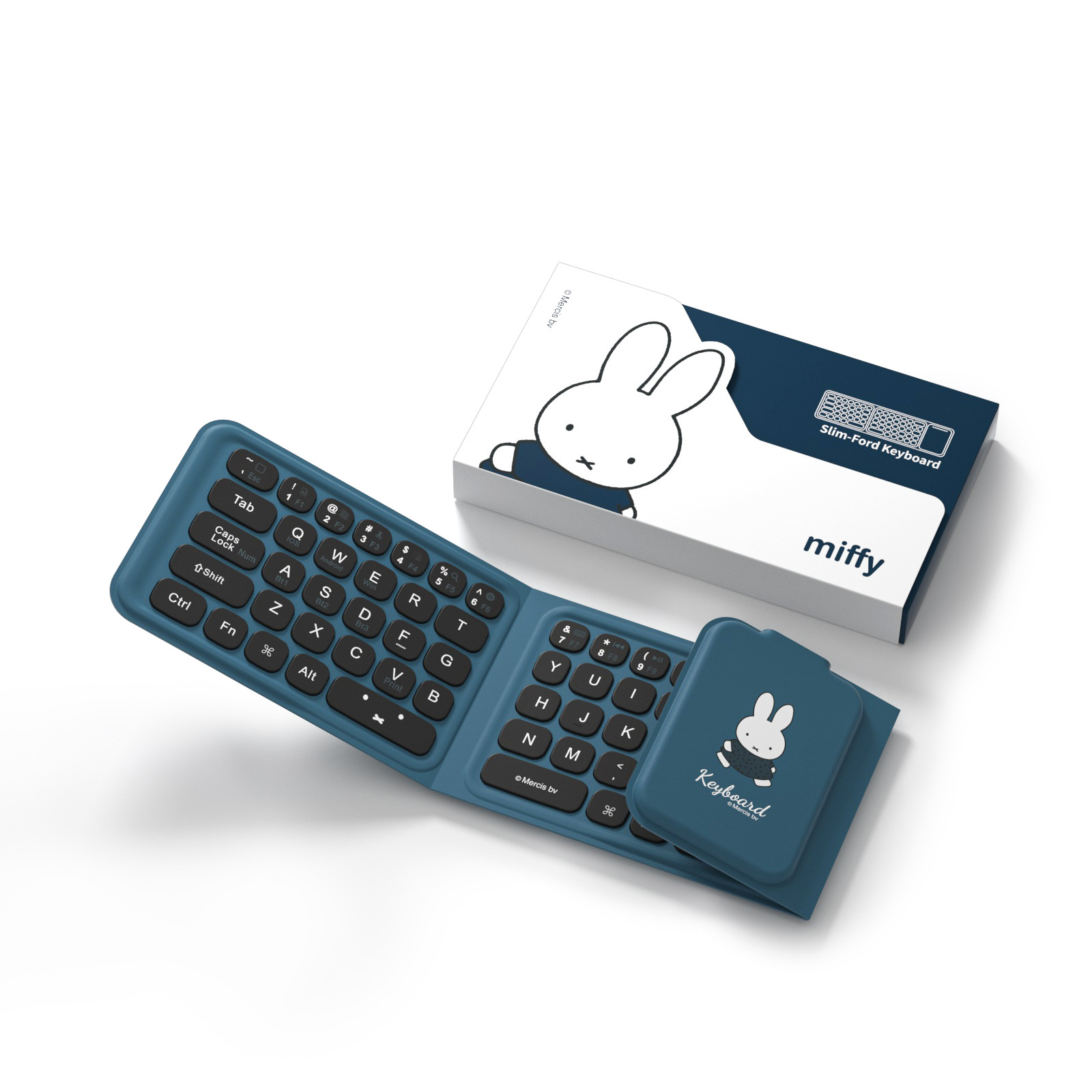Teclado triple plegable Miffy, - Fire Tablet Accessories reseña y precio