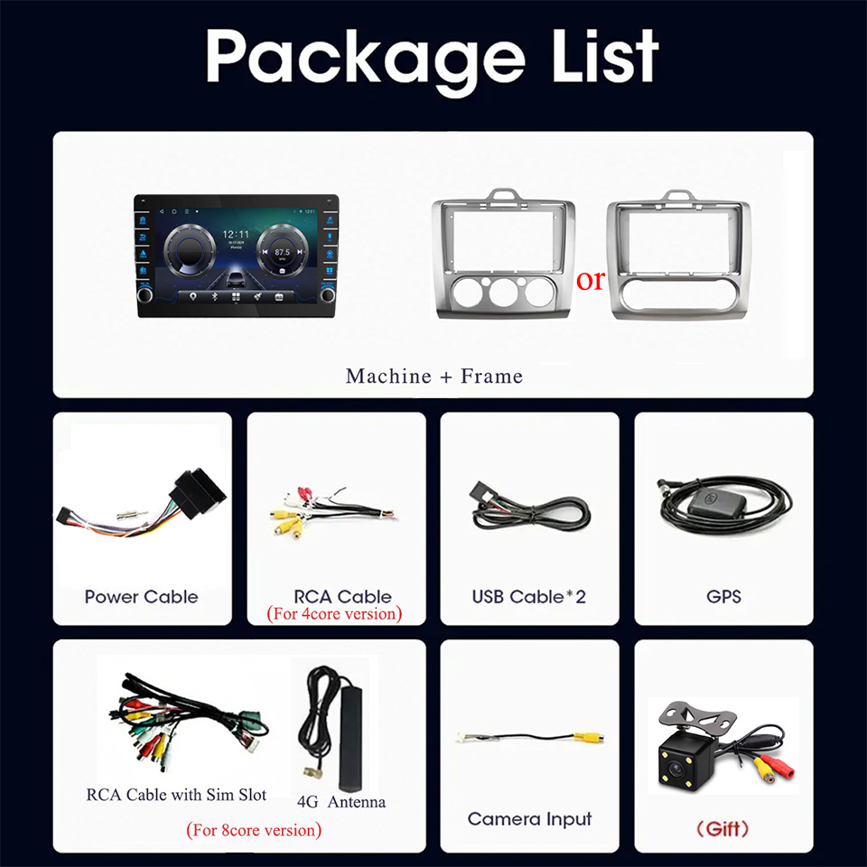 8G + 128G Android 14 para Ford - Tablet Danish Mobile & Accessories Faisalabad reseña y precio