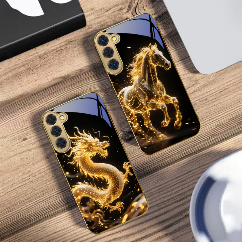 Tótem de dragón dorado para Sa - Tablet S9 Fe Accessories reseña y precio