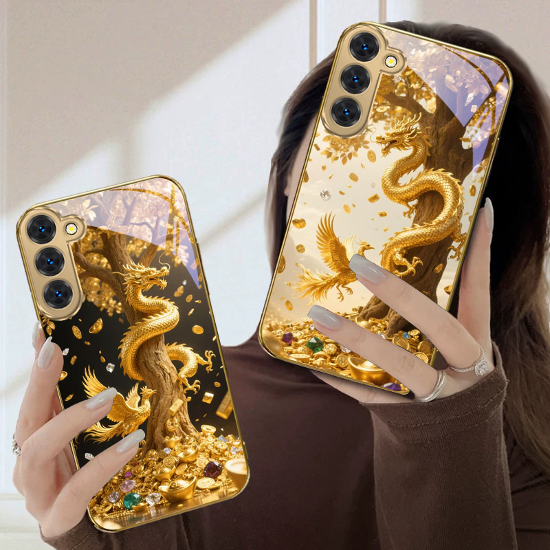 Funda de teléfono de cristal d - Tablet S9 Fe Accessories reseña y precio